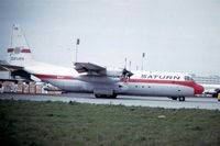 N12ST @ CDG - Saturn L-100-30 seen here at the cargo area at Roissy late 1978 or 79 - by ALASTAIR GRAY