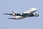 F-HPJH @ LFPG - Airbus A380-861, Climbing from rwy 06R, Roissy Charles De Gaulle airport (LFPG-CDG) - by Yves-Q