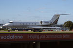 N436QS @ EGGW - Taxiing out to Runway 26. - by Wilfried_Broemmelmeyer