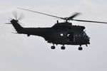 ZJ957 @ EGFH - RAF Puma departing. - by Roger Winser