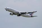 F-RAJB @ LFPG - French Air Force Airbus A340-212, Take off rwy 08L, Roissy Charles De Gaulle airport (LFPG-CDG) - by Yves-Q