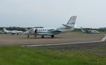 G-OJMW @ EGFH - Visiting Citation Bravo. - by Roger Winser