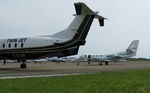 G-OJMW @ EGFH - Visiting Citation Bravo. - by Roger Winser