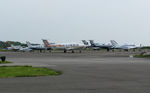 M-ICKY @ EGFH - Visiting PC-12/45. - by Roger Winser