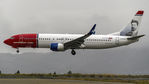 LN-DYJ @ ENBR - Landing rwy. 17.