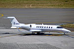 M-ABEU @ EBBR - M-ABEU   Learjet 45 [45-374] (Ryanair) Brussels-National 16/06/2015