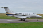 D-IAAS @ EGSH - Leaving Norwich for Biggin Hill.
