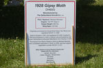 N431 @ KOSH - Newly restored Gypsy Moth data panel at AirVenture 2019 - by alanh