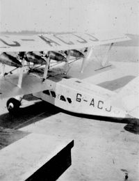 G-ACJJ - From my grand-father's (Frederick Wallich) personal archives. He was a navigator with Imperial Airways. We presume he flew in this aircraft can not say for certain. - by Frederick Wallich