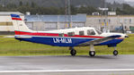 LN-MLM @ ENBR - Taking off rwy. 17. - by Martin Alexander Skaatun