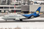 C-GICN @ CYLW - Inbound charter flight from Calgary. - by Koala