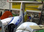 D-EFTV - Rhein-Flugzeugbau (Fischer) / Aeroclub Essen RW3-P75 Multoplan (wings dismounted) awaiting restoration at the Luftfahrtmuseum Laatzen, Laatzen (Hannover)