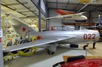 022 RED - Mikoyan i Gurevich MiG-15bis FAGOT-B at the Luftfahrtmuseum Laatzen, Laatzen (Hannover)