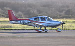 2-EGJB @ EGFH - Visiting SR22. - by Roger Winser