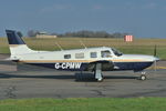 G-CPMW @ EGSH - Leaving Norwich. - by keithnewsome