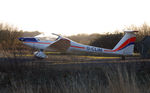 G-CLIM @ EGFH - Visiting Dimona motor-glider. - by Roger Winser