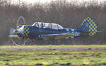G-OUGH @ EGFH - Resident Yak-52. - by Roger Winser