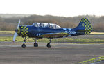 G-OUGH @ EGFH - Resident Yak-52. - by Roger Winser
