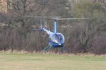 G-HERZ @ EGTR - Lifting off at its Elstree base