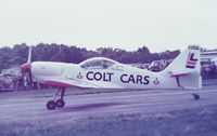 G-ZSOL - Colt Cars display aircraft, probably Woodford in 1980s - by David Beresford