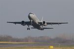 605 @ LFRB - Airbus A319-112, Take off rwy 25L, Brest-Bretagne airport (LFRB-BES) - by Yves-Q