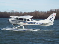 HA-SEA - On river Danube at Adony off-airport - by Lajos Antal