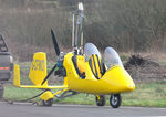 G-CFWD @ EGFH - Resident rotorcrasft. - by Roger Winser