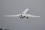OO-LUM @ LFRB - Dassault Falcon 7X, Take off run rwy 07R, Brest-Bretagne airport (LFRB-BES) - by Yves-Q