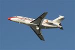 T18-3 @ LFRB - Dassault Falcon 900B, Climbing from rwy 25L, Brest-Bretagne airport (LFRB-BES) - by Yves-Q