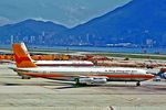 XV-NJD @ VHHX - XV-NJD   Boeing 707-331 [17683] (Air Vietnam) Hong Kong Kai-Tak~B 19/04/1975