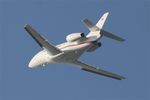 L1-01 @ LFRB - Dassault Falcon 2000EX, Climbing from rwy 25L, Brest-Bretagne airport (LFRB-BES) - by Yves-Q