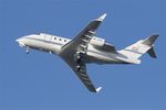 9A-CRO @ LFRB - Canadair Challenger 604, Take off rwy 25L, Brest-Bretagne airport (LFRB-BES) - by Yves-Q