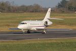 L1-01 @ LFRB - Dassault Falcon 2000EX, Taxiing rwy 07R, Brest-Bretagne airport (LFRB-BES) - by Yves-Q