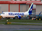 TF-ICR @ EGSH - On Tug To Stand After Respray Into The New Icelandair Livery, This Design With The Light Green Tail. - by Josh Knights