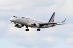 F-HBLP @ LFRB - Embraer 190 STD, Short approach rwy 25L, Brest-Bretagne airport (LFRB-BES) - by Yves-Q