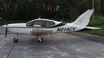 N814CV @ ENBR - Parked at the GA area.