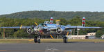 44-30734 @ KBAF - Panchito taxing back to the hot ramp - by Topgunphotography