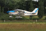 F-GJZE @ LFRB - Robin DR-400-120, Landing rwy 25L, Brest-Bretagne airport (LFRB-BES) - by Yves-Q