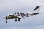 N266EA @ EGSH - Landing at Norwich. - by Graham Reeve