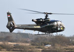 YU-HWF @ EGFH - Visiting Gazelle arriving. - by Roger Winser