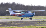 G-WACY @ EGFH - Visiting Skyhawk. - by Roger Winser