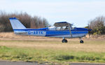 G-ARYK @ EGFH - Resident aircraft departing Runway 04. - by Roger Winser