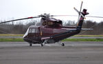 G-XXEB @ EGFH - Visiting helicopter of the Queens Helicopter Flight. - by Roger Winser
