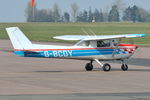 G-BCDY @ EGSH - Leaving Norwich. - by keithnewsome