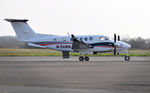 M-DAWN @ EGFH - Visiting Super King Air bizprop operated by Dawn Meats Group. - by Roger Winser