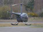 G-OCLV @ EGLK - Robinson R44 Clipper II at Blackbushe. Ex OE-XDT - by moxy