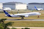 F-WXWB @ LFBO - Airbus A350-941, Landing rwy 14R, Toulouse-Blagnac airport (LFBO-TLS) - by Yves-Q