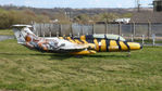 RA-01611 @ EGFH - Airport gate guardian - by Roger Winser