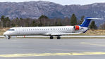EI-FPG @ ENBR - Taxying in after landing.