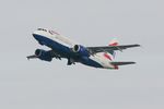 G-EUPC @ LFBO - Airbus A319-131, Take off rwy 32R, Toulouse Blagnac Airport (LFBO-TLS) - by Yves-Q